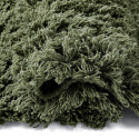 Rya tæppe \'Fassale Handwoven Wool\' - Grøn