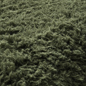 Rya tæppe \'Fassale Handwoven Wool\' - Grøn