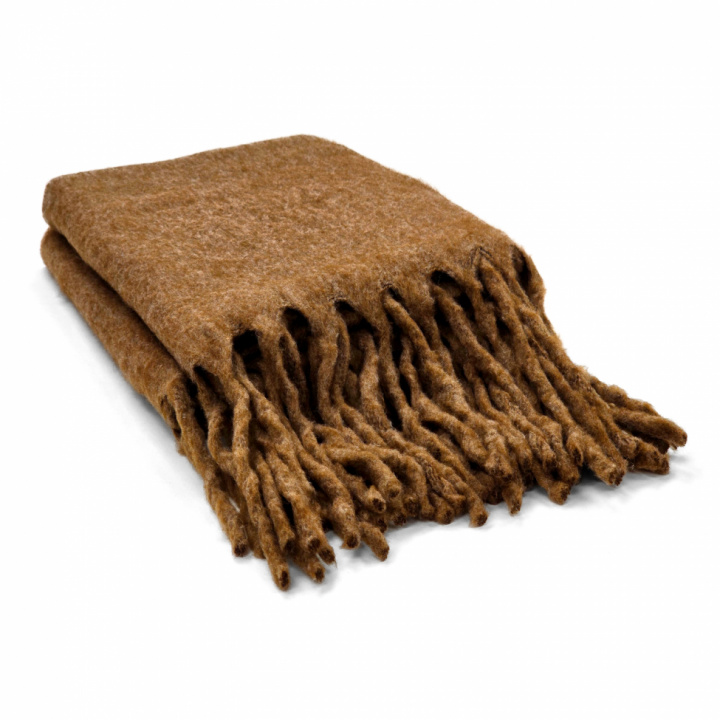 Ternet \'Samantha\' 130x170cm - Brun i gruppen Indretning / Tekstiler / Plaider & tæpper hos Reforma (V10201724)