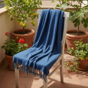 Ternet \'Samantha\' 130x170cm - Marineblå