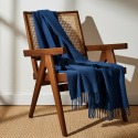 Ternet \'Samantha\' 130x170cm - Marineblå