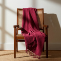 Ternet \'Samantha\' 130x170cm - Mørkerød