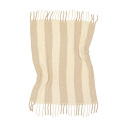 Ternet \'Beatriz Stripe\' 130x170cm - Beige/hvid