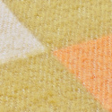 Ternet \'Audrey Check\' 130x170cm - Beige/gul/orange