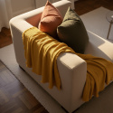 Muslin tæppe \'Dorena\' 130x170cm - Gul