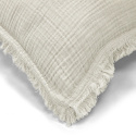 Pudebetræk \'Dorena\' 45x45cm - Hvid