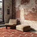 Tæppe \'Leknes Handwoven Wool\' - Terracotta