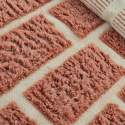 Tæppe \'Leknes Handwoven Wool\' - Terracotta