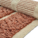 Tæppe \'Leknes Handwoven Wool\' - Terracotta