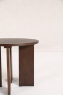 Sofabord \'Cr&eacute;me\' Rundt 55 cm - Valn&oslash;d
