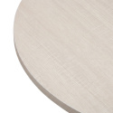 Sofabord \'Cr&eacute;me\' Rundt 55 cm - Hvidpigmenteret