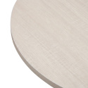Sofabord \'Cr&eacute;me\' Rundt 55 cm - Hvidpigmenteret
