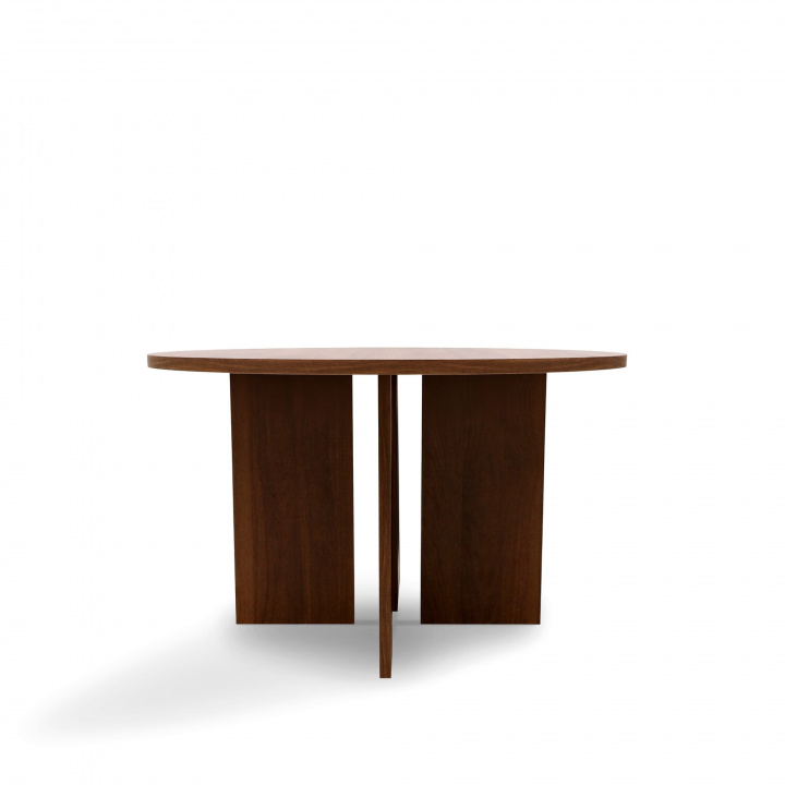 Sofabord \'Créme\' Rundt 75cm - Valnød i gruppen Møbler / Bord / Sofabord hos Reforma (WD-17-2-walnut)