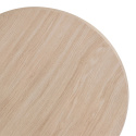 Sofabord \'Cr&eacute;me\' Rundt 75cm - Hvidpigmenteret