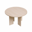 Sofabord \'Cr&eacute;me\' Rundt 75cm - Natur