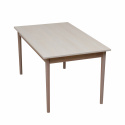 Spisebord \'Fager\' 135cm - Hvidpigmenteret