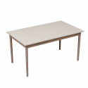 Spisebord \'Fager\' 135cm - Hvidpigmenteret