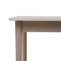 Spisebord \'Fager\' 135cm - Hvidpigmenteret