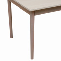 Spisebord \'Fager\' 135cm - Hvidpigmenteret