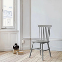 Pindestol \'Elsa\' - Mørkegrå