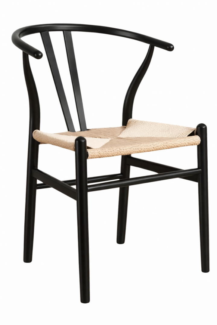 Stol \'Alta\' - Sort/Beige i gruppen Møbler / Sidde møbler / Stole hos Reforma (WS-8651A-Black-NEW)