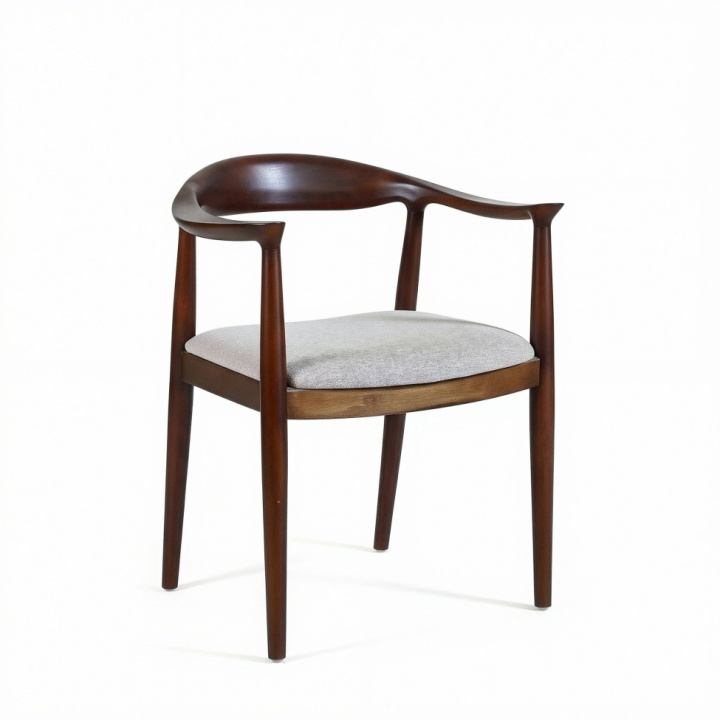 Stol \'Ask\' - Valnød/Grå i gruppen Møbler / Sidde møbler / Stole hos Reforma (WS-8656-Walnut)