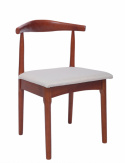Stol \'Fager\' - Valnød/Beige