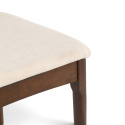 Stol \'Fager\' - Valnød/Beige