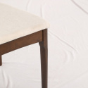 Stol \'Fager\' - Valnød/Beige