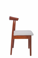 Stol \'Fager\' - Valnød/Beige