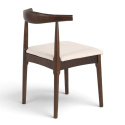 Stol \'Fager\' - Valnød/Beige