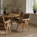 Karmstol \'Jean\' - Eg/Brun