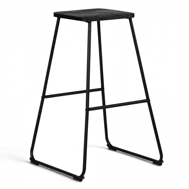 Barstol \'Bor&aring;s\' - Brun/Sort i gruppen Møbler / Sidde møbler / Barstole hos Reforma (WX-3061HW)