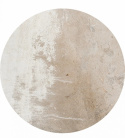 Rund tæppe \'Bornos\' 240cm - Beige/Grå