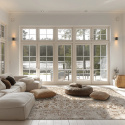 Wilton tæppe \'Denizli\' 80x250cm - Beige