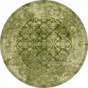 Rund tæppe \'Denizli\' 120cm - Grøn