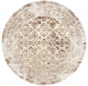 Rund tæppe \'Denizli\' 120cm - Beige
