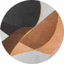Rund tæppe \'Hazel\' 200cm - Multi
