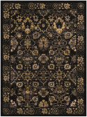 Wiltonmåtte \'Fernana\' 130x190cm - Svart/Guld