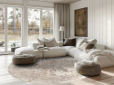 Rund tæppe \'Mateur\' 240cm - Beige