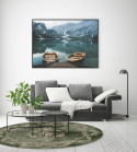 Rundt tæppe \'Taknis\' 120cm - Grøn