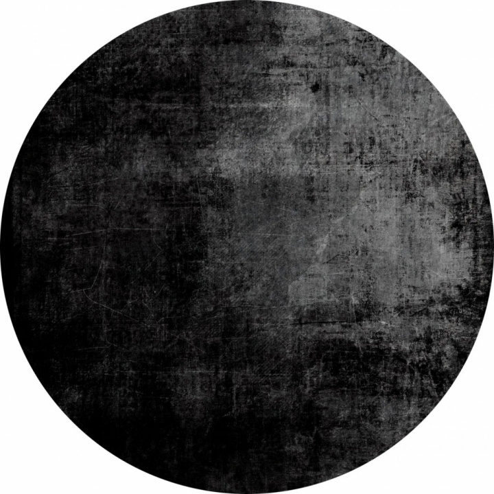 Rundt tæppe \'Lynton\' 160cm - Sort i gruppen Indretning / Tæpper hos Reforma (X10117148)