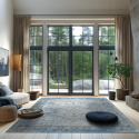Wilton tæppe \'Gombalia\' 200x280cm - Lys blå