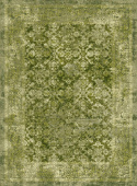 Wilton tæppe \'Denizli\' 80x250cm - Grøn