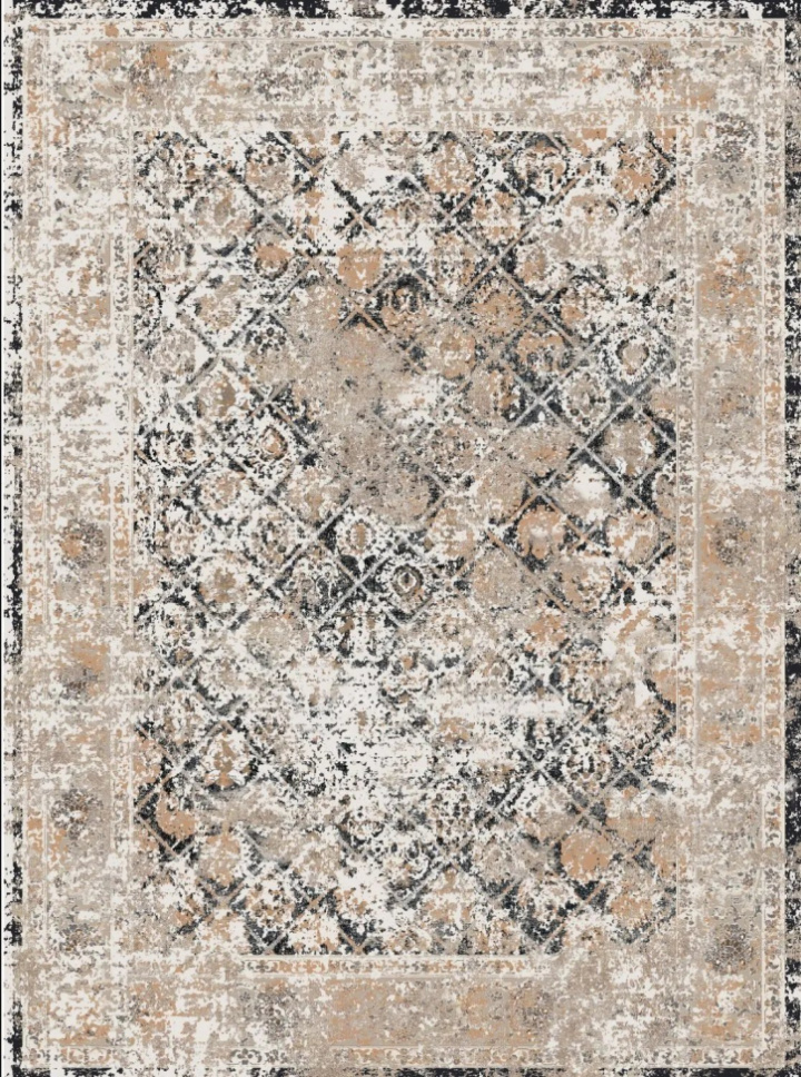 Wilton tæppe \'Douz\' 130x190cm - Sort/Multi i gruppen Indretning / Tæpper / Vævede tæpper hos Reforma (X10118064)