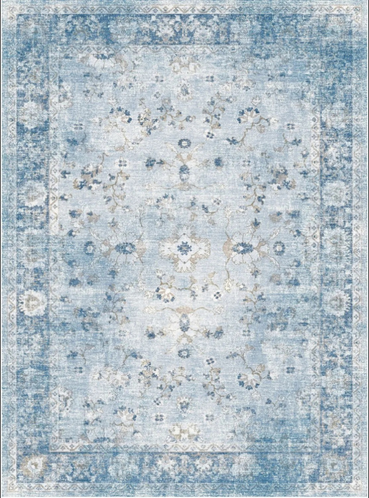 Wilton tæppe \'Gombalia\' 80x250cm - Lys blå i gruppen Indretning / Tæpper / Vævede tæpper hos Reforma (X10118455)