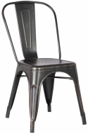 Stol \'Montmartre\' - Sort/Patina
