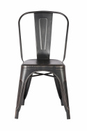 Stol \'Montmartre\' - Sort/Patina