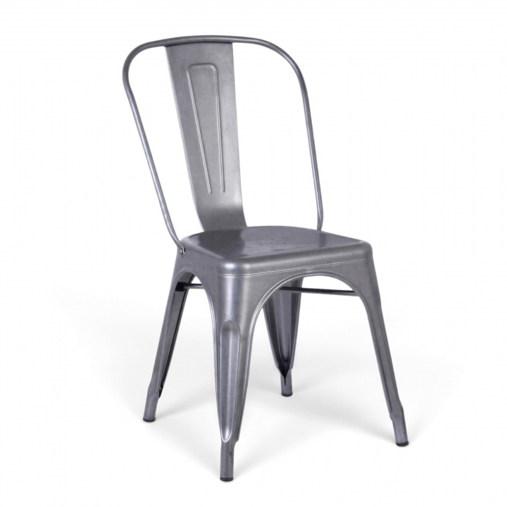Stol \'Montmartre\' - St&aring;l Mat i gruppen Møbler / Sidde møbler / Stole hos Reforma (YD-H440B-silver)