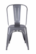 Stol \'Montmartre\' - Stål Mat